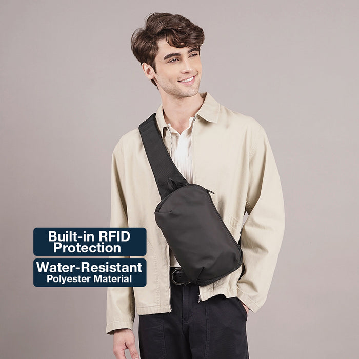 EUROO EBCB-501 Crossbody Bag with RFID Protection